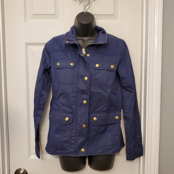 J. Crew Waxed Cotton Jacket XS - Picture 3 of 9